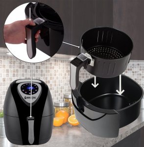 Frytkownica beztłuszczowa Maltec Frytkownica Beztłuszczowa Frytownica AirFryer2500W 6