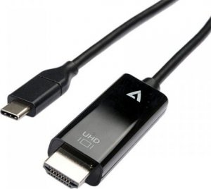 Kabel USB V7 USB-C - HDMI 2 m Czarny (V7UCHDMI-2M) 1