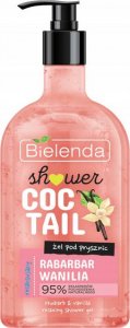 Bielenda Bielenda Shower Coctail Żel pod prysznic relaksujący Rabarbar & Wanilia 400ml 1