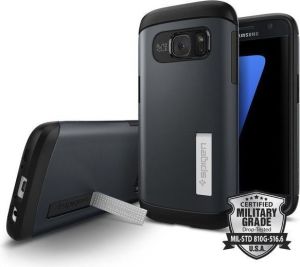 Spigen Slim Armor Metal Slate Etui Galaxy S7 1