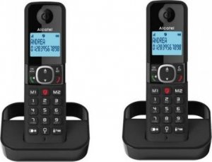 Telefon stacjonarny Alcatel Telefon Bezprzewodowy Alcatel F860 DUO EU Czarny 1