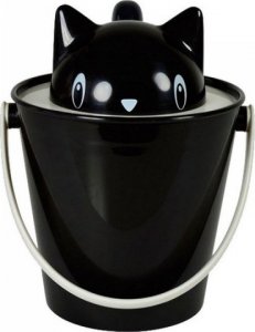 United Pets Wiadro z pojemnikiem United Pets Kot Czarny polipropylen (20 cm) 1