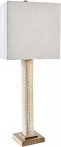 Lampa stołowa DKD Home Decor Lampa stołowa DKD Home Decor Beżowy Złoty 220 V 50 W (28 x 28 x 76 cm) 1