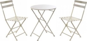 DKD Home Decor Zestaw Stołowy z 2 Krzesłami DKD Home Decor Metal (47 x 41 x 80 cm) (60 x 60 x 70 cm) 1