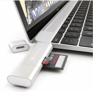 Czytnik Satechi Aluminiowy Type-C USB 3.0 Micro/SD Reader, srebrny (ST-TCCRAS) 4