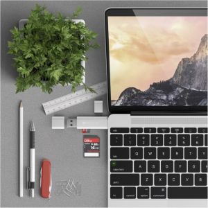 Czytnik Satechi Aluminiowy Type-C USB 3.0 Micro/SD Reader, srebrny (ST-TCCRAS) 6
