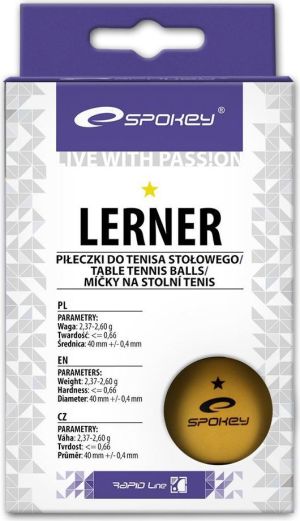 Spokey Piłeczki do ping-ponga żółte (81873) 3