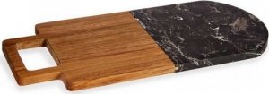 Deska do krojenia Kinvara Deska do krojenia Czarny Brązowy Drewno akacjowe Marmur (18 x 1,5 x 38 cm) 1