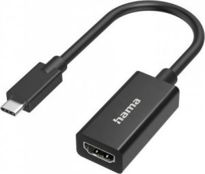 Adapter USB Hama 00300087 USB-C - HDMI Czarny 1