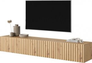 Selsey SELSEY Szafka RTV Telire 175 cm dąb artisan lamele 1