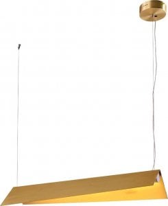 Lampa wisząca Selsey SELSEY Lampa wisząca Bharani w kształcie daszka 105 cm złota 1