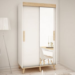 Selsey SELSEY Szafa przesuwana Destia z lustrem 120 cm 2