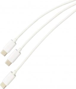 SteelPlay Kabel Dual Play & Charge do kontrolerów PS5 biały 2