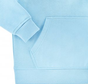 Babaco Bluza damska z haftem Superman 008 DC Niebieski jasny Rozmiar: S 3