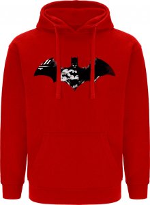 Babaco Bluza męska z kapturem Batman 074 DC Czerwony Rozmiar: 3XL 1