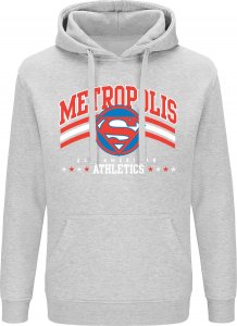 Babaco Bluza męska z kapturem Superman 031 DC Szary Rozmiar: XL 1