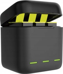 Telesin Ładowarka trójkanałowa dla GoPro Hero 9 / Hero 10 + 2 akumulatory (GP-BNC-901-B) 5