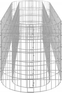 vidaXL vidaXL Podwyższona donica gabionowa, galwanizowane żelazo 190x50x50 cm 5