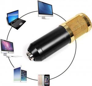 Mikrofon Retoo USB Zestaw uchwyt + filtr 9