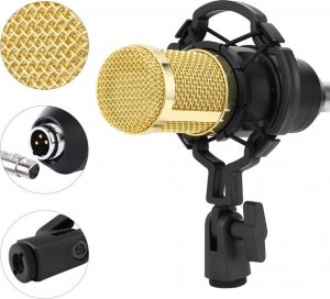 Mikrofon Retoo USB Zestaw uchwyt + filtr 10