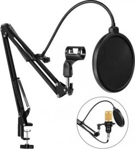 Mikrofon Retoo USB Zestaw uchwyt + filtr 3
