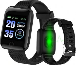 Smartwatch Retoo 116+ Czarny  (90797563) 2