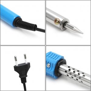 Retoo ZESTAW LUTOWNICZY 60W LUTOWNICA AKCESORIA 7SZT XXL 12