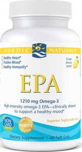 Nordic naturals Nordic Naturals EPA 1210 mg Omega-3 60 miękkich kapsułek o smaku cytrynowym - WYSYŁAMY W 24H! 1