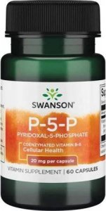 Swanson Swanson Witamina B-6 20 mg (P-5-P) 60 kapsułek - WYSYŁAMY W 24H! 1