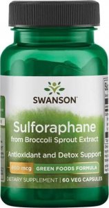 Swanson Swanson Sulforafan (Kiełki brokuła) 400 mg 60 kapsułek - WYSYŁAMY W 24H! 1