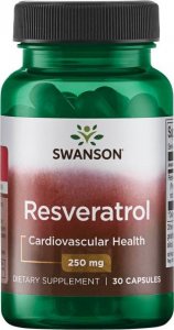 Swanson Swanson Resweratrol 250 mg 30 kapsułek - WYSYŁAMY W 24H! 1