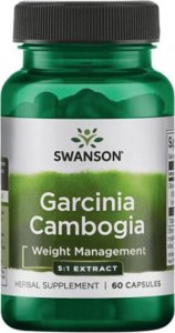 Swanson Swanson Garcinia Cambogia 5:1 Extract 80mg 60 kapsułek - WYSYŁAMY W 24H! 1