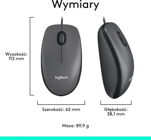 Mysz Logitech M100 (910-005003) 9