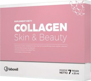 Active Edge Laborell Collagen skin & beauty kwas hialuronowy, cynk, biotyna 7 fiolek po 25 ml - WYSYŁAMY W 24H! 1