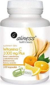 Aliness Aliness Witamina C 1000 mg plus 100 kapsułek - WYSYŁAMY W 24H! 1