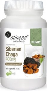 Aliness Aliness Siberian Chaga ekstrakt 400mg 90 kapsułek - WYSYŁAMY W 24H! 1