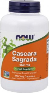 NOW Foods Now Foods Cascara Sagrada 450 mg 250 kapsułek wegańskich - WYSYŁAMY W 24H! 1