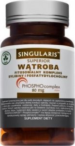 Singularis-Herbs Singularis Wątroba Fitosomaliny 80mg 60 kapsułek wegańskich - WYSYŁAMY W 24H! 1