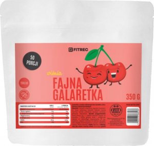 Fitrec FitRec Fajna Galaretka Wiśnia 350g - WYSYŁAMY W 24H! 1