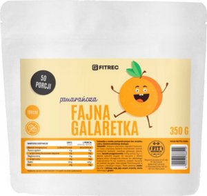 Fitrec FitRec Fajna Galaretka Pomarańcza 350g - WYSYŁAMY W 24H! 1