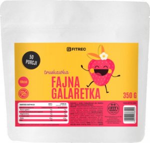 Fitrec FitRec Fajna Galaretka Truskawka 350g - WYSYŁAMY W 24H! 1