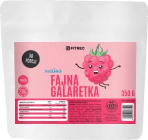 Fitrec FitRec Fajna Galaretka Malina 350g - WYSYŁAMY W 24H! 1