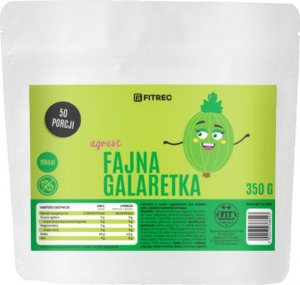 Fitrec FitRec Fajna Galaretka Agrest 350g - WYSYŁAMY W 24H! 1