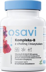 Osavi Osavi Kompleks-B z Choliną i Inozytolem 60 kapsułek - WYSYŁAMY W 24H! 1