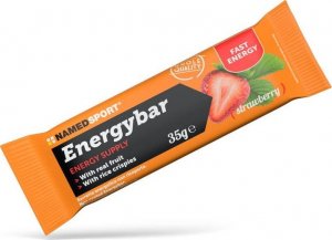 NamedSport Energy Bar Baton o wysokiej zawartości węglowodanów o smaku truskawkowym 35g 1