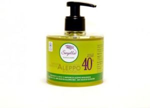 Sarjilla BIO Aleppo - mydło w płynie 40% oleju laurowego 300 ml 1