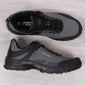 American Club Buty trekkingowe wodoodporne młodzieżowe szare American Club 36 3