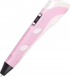 Długopis 3D XMaster DRUKARKA DŁUGOPIS 3D PEN 2 ZESTAW + SZABLONY WKŁADY 200M RÓŻOWY 5
