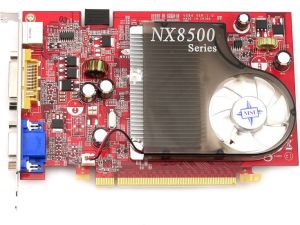 Karta graficzna MSI NX8500GT-TD256E-OC 256MB DDR3 DVI TV PCI-E OVERCLOCK 1