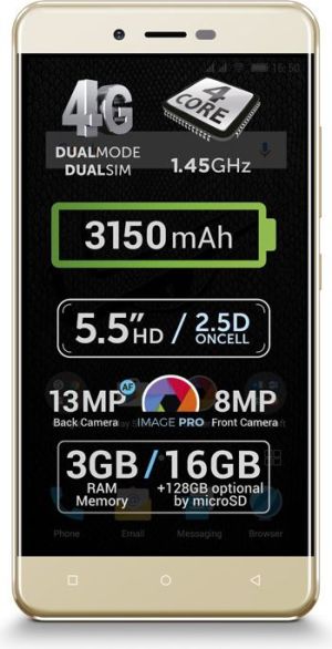 Smartfon AllView V2 Viper XE 3/16GB Dual SIM Złoty  (V2 Viper XE Złoty) 1